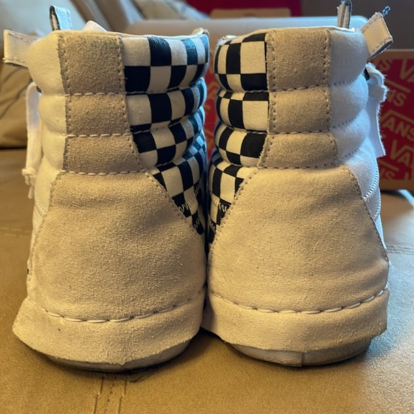 Vans SK8-Hi Reissue Shoes Mens size 9.5 in White - Picture 4 of 7